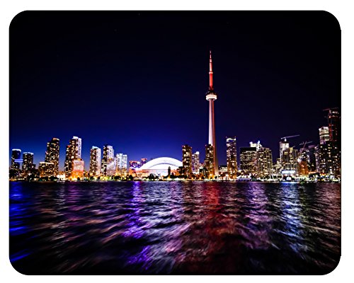 m. kern Mousepad Toronto Skyline Nacht von m. kern