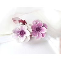 Duftstein Anemone Blüte Blume Handarbeit Für Duftöl, Raumduft, Anemonen Dekoblumen von mArteShop
