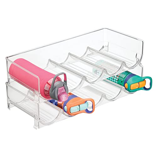 mDesign 2er-Set Flaschenregal stapelbar – praktisches Weinregal Kunststoff für bis zu 5 Flaschen – handliches Regal für Weinflaschen oder andere Getränke – durchsichtig mDesign 2er-Set Flaschenregal stapelbar – praktisches Weinregal Kunststoff für bis zu 5 Flaschen – handliches Regal für Weinflaschen oder andere Getränke – durchsichtig von mDesign