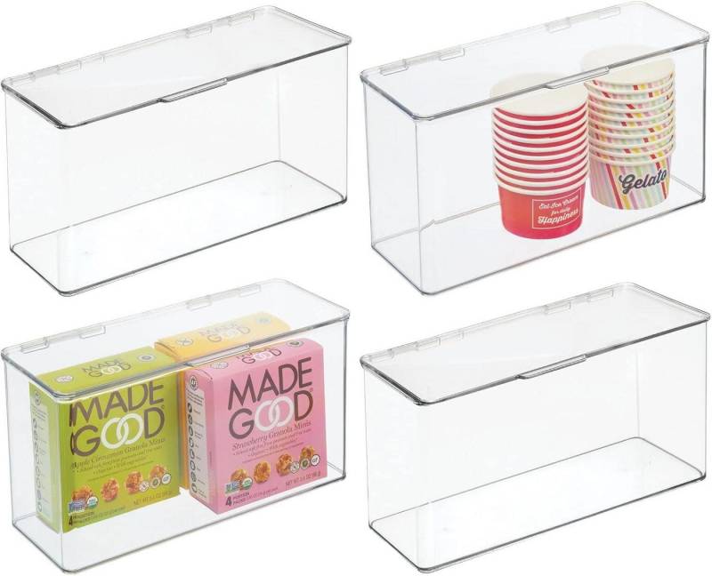 mDesign Aufbewahrungssystem Organizer Vorratsdose Aufbewahrungsbox mDesign stapelbar 4er Set dur mDesign Aufbewahrungssystem Organizer Vorratsdose Aufbewahrungsbox mDesign stapelbar 4er Set dur von mDesign