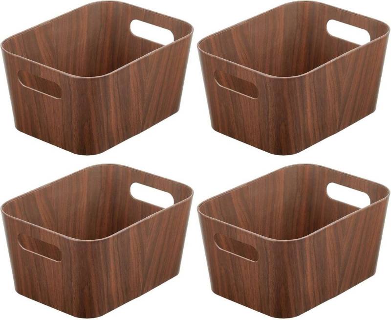 mDesign Aufbewahrungssystem mDesign Aufbewahrungsbox Ordnung Organizer 4er Set Kisten Boxen Holz mDesign Aufbewahrungssystem mDesign Aufbewahrungsbox Ordnung Organizer 4er Set Kisten Boxen Holz von mDesign