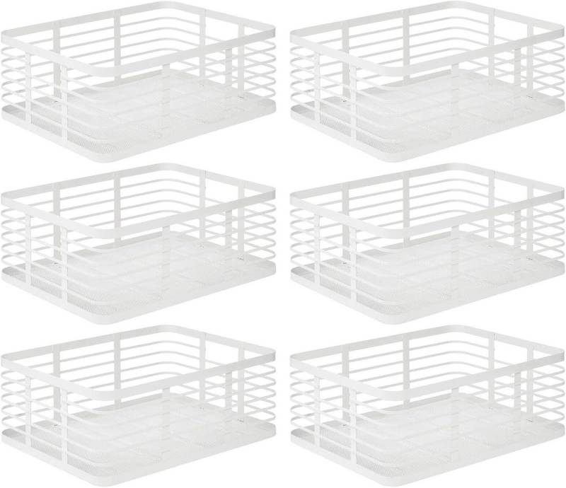 mDesign Aufbewahrungssystem mDesign Drahtkorb Gitterbox Aufbewahrung Organizer 6er Set Metall We mDesign Aufbewahrungssystem mDesign Drahtkorb Gitterbox Aufbewahrung Organizer 6er Set Metall We von mDesign