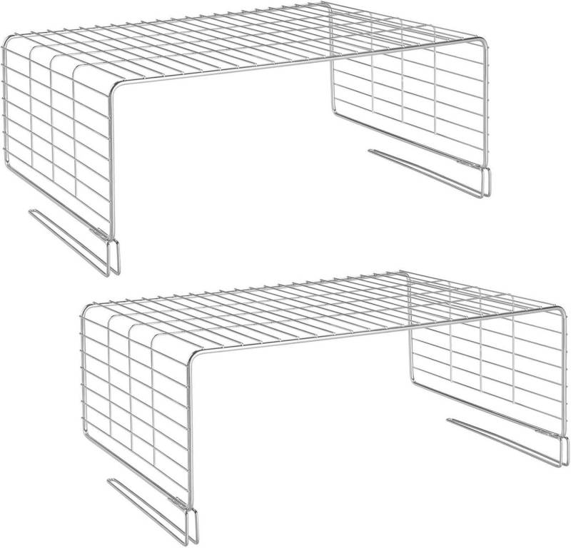 mDesign Aufbewahrungssystem mDesign Drahtkorb Schrankaufbewahrung Regalsystem 2er Set Metall Sil mDesign Aufbewahrungssystem mDesign Drahtkorb Schrankaufbewahrung Regalsystem 2er Set Metall Sil von mDesign