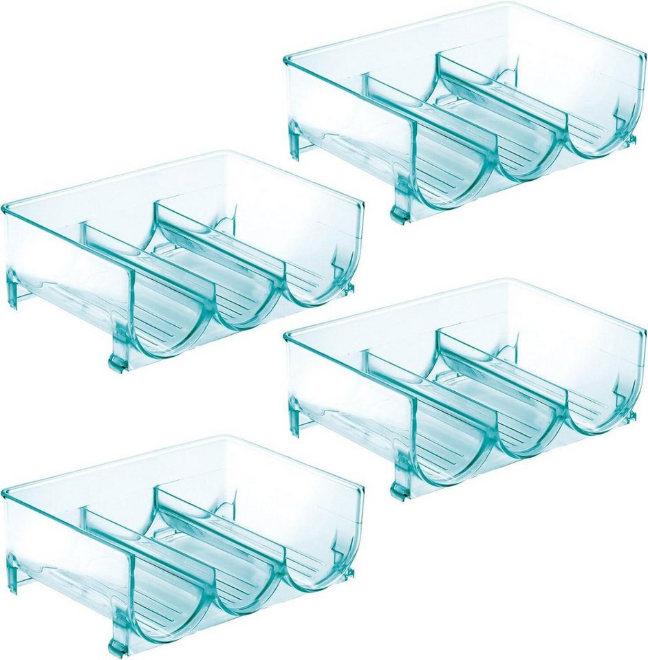 mDesign Aufbewahrungssystem mDesign Flaschenständer Regal Organizer 4er Set stapelbar Kunststoff mDesign Aufbewahrungssystem mDesign Flaschenständer Regal Organizer 4er Set stapelbar Kunststoff von mDesign