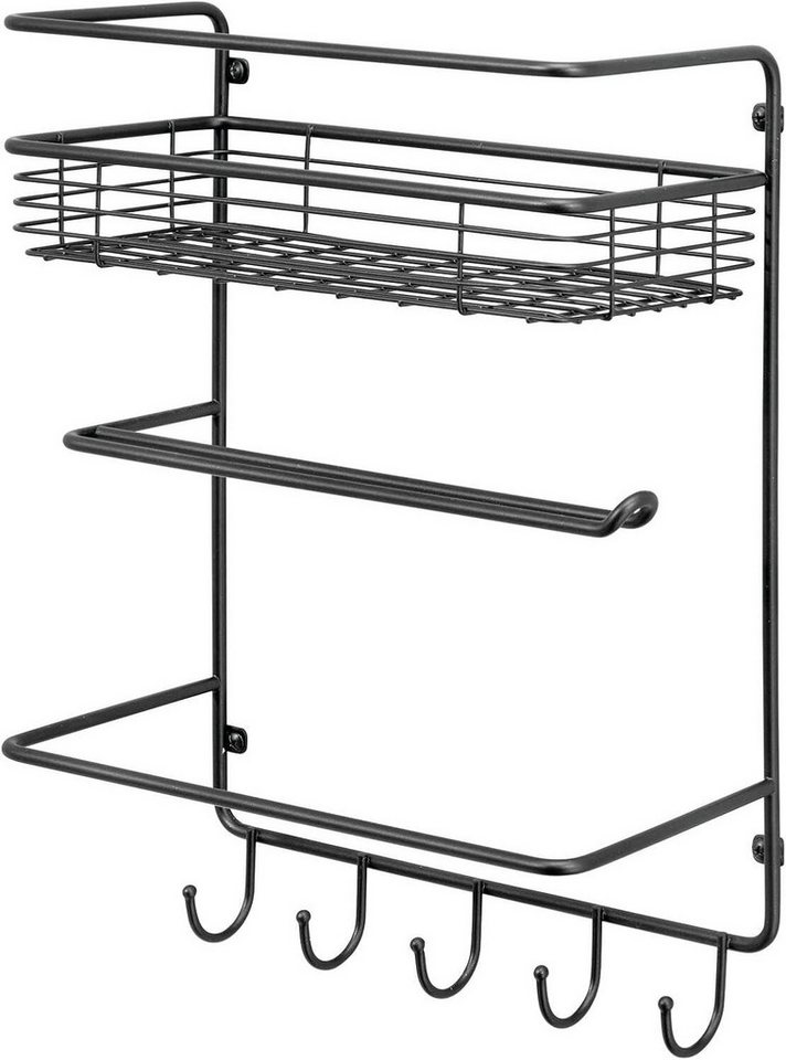 mDesign Aufbewahrungssystem mDesign Küchenrollenhalter Papierrollenhalter Wandregal Gewürzkorb S mDesign Aufbewahrungssystem mDesign Küchenrollenhalter Papierrollenhalter Wandregal Gewürzkorb S von mDesign