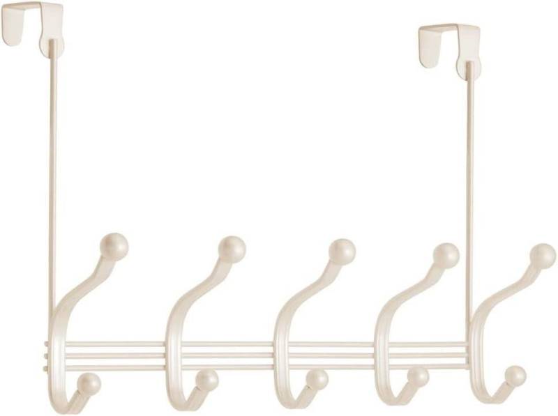 mDesign Aufbewahrungssystem mDesign Türgarderobe Hakenleiste Garderobe 10 Haken Metall Cremefarb mDesign Aufbewahrungssystem mDesign Türgarderobe Hakenleiste Garderobe 10 Haken Metall Cremefarb von mDesign