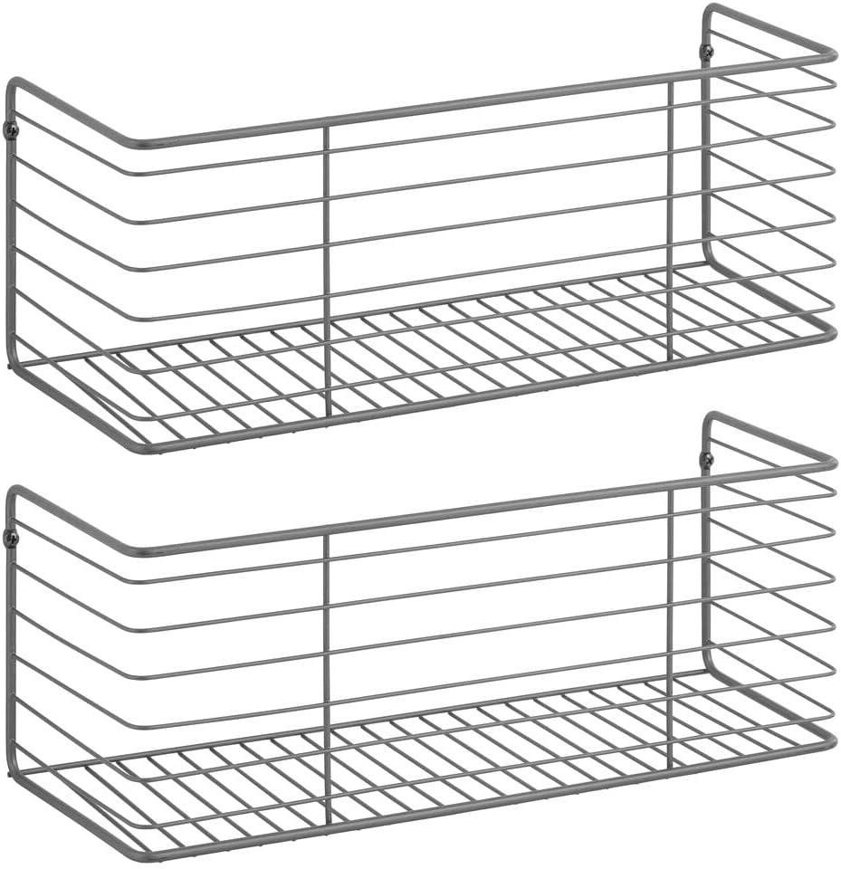 mDesign Aufbewahrungssystem mDesign Wandkorb Aufbewahrung Gitterablage Organizer 2er Set Metall Gr mDesign Aufbewahrungssystem mDesign Wandkorb Aufbewahrung Gitterablage Organizer 2er Set Metall Gr von mDesign
