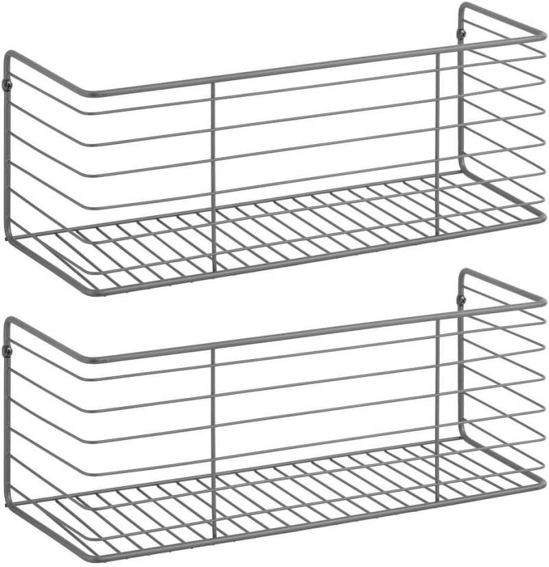 mDesign Aufbewahrungssystem mDesign Wandkorb Aufbewahrung Gitterablage Organizer 2er Set Metall Gr mDesign Aufbewahrungssystem mDesign Wandkorb Aufbewahrung Gitterablage Organizer 2er Set Metall Gr von mDesign