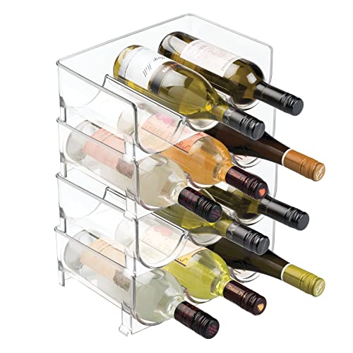 mDesign Weinständer – Stapelbarer Flaschenhalter für Ihre Getränkeaufbewahrung in der Küche von mDesign