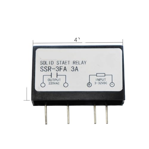 1 x PCB SSR-3FA SSR-5FA SSR-8FA SSR-D3803HK D3805HK D3808HK Dedicated with Pins 3A 5A 8A DC-AC Solid State Relay (8FA) von mXCDtRptJ