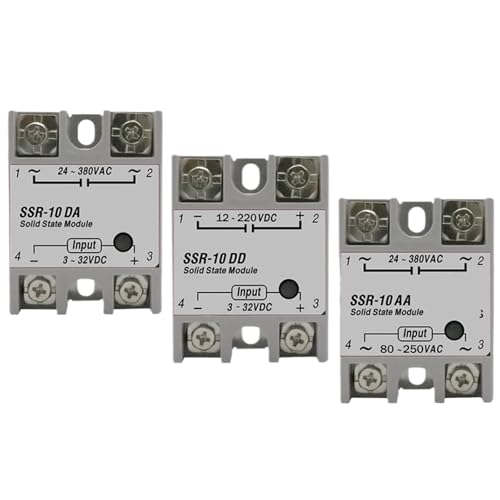 1 x SSR-25DA SSR-40DA SSR-40AA SSR-40DD SSR 10A 25A 40A 60A 80A 100A DD AA Solid State Relay Module for PID Temperature Control (DD, SSR-80A) von mXCDtRptJ