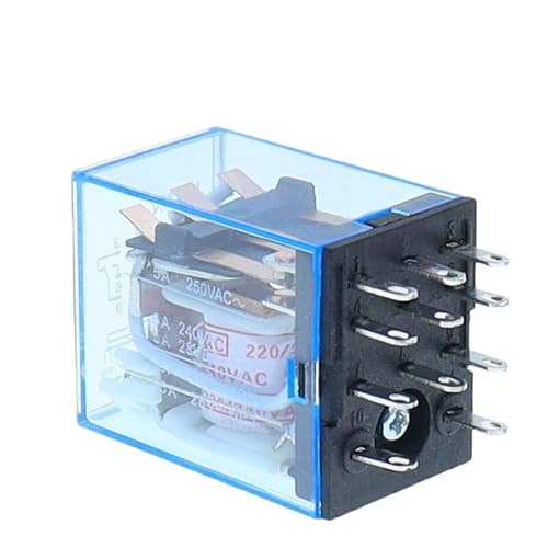 10 Stück HH53P MY3NJ MY3 11-polige Mikro-Riemenspule DC 12 V/DC 24 V/DC 110 V/AC 220 V allgemeine elektromagnetische Zwischenanwendung (DC,24 V) von mXCDtRptJ
