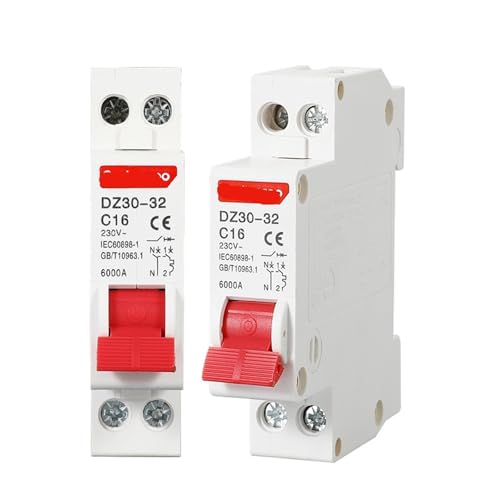 1P + N Mini Circuit Breaker MCB 6A 10A 16A 20A 25A 32A Din-Schiene Montage Miniatur Haushalt Luft Schalter(25A) von mXCDtRptJ