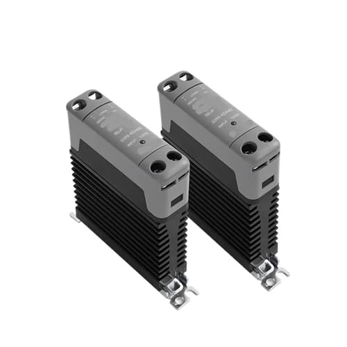 1pcs 22.5mm Slim Width GSR8 Solid State Relay with Heat Sink DC to AC Single Phase SSR 10A 25A 40A 60A(GSR8-60DA48Z) von mXCDtRptJ