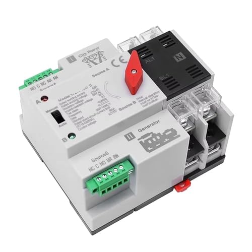 2P 3P 4P ATS Dual Power Automatic Transfer Switch Wahlschalter Unterbrechungsfreie Strom Generator Din Schiene ATS Stadt Power(4P,63A) von mXCDtRptJ