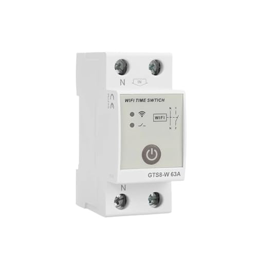 2P WIFI Zeit Schalter DIN Schiene Smart Home Drahtlose Circuit Breaker AC220V Remote Intelligente Leben Control Schalter GTS8-W(63A) von mXCDtRptJ