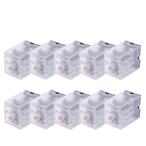 30 STÜCKE AC/DC 12 V 24 V 36 V 48 V 110 V 220 V 380 V Spulenspannung Relais Ly2nj DPDT 8 Pin HH62p JQX-13 Matt Dicke Schale(AC,110V) von mXCDtRptJ