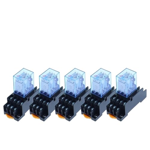 5set MY4NJ Spule AC12V AC24V DC12V DC24V DC36V AC110V AC220V HH54P 5A Miniatur Elektromagnetische Allgemeine Zweck Relais Mit basis(DC,48V) von mXCDtRptJ