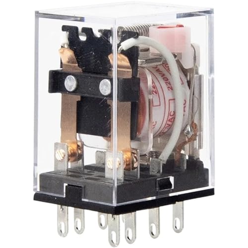 9pcs JZX-22F(D)/2Z 3Z 4Z JQX-13F(D) /2Z AC DC 12V 24V 36V 110V 220V 380V RXM MY2NJ MY4NJ MINI Intermediate Relay RXM2LB2BD(11-pins,WITH BASE_AC 12V) von mXCDtRptJ