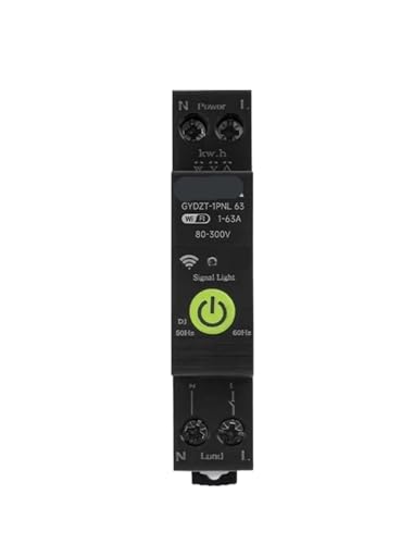 AC WiFi Circuit Breaker 220v MCB 63A Spannung Strom Protector DIN Schiene Drahtlose Fernbedienung Schalter Durch APP(DJ) von mXCDtRptJ