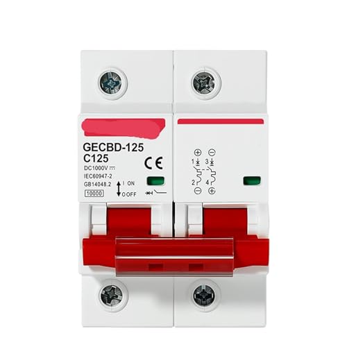 DC 1000V 1P 2P 3P 4P Solar Mini Circuit Breaker Überlast Schutz Schalter 6A ~ 63A/80A 100A 125A MCB for Photovoltaik PV System(3P,32A) von mXCDtRptJ