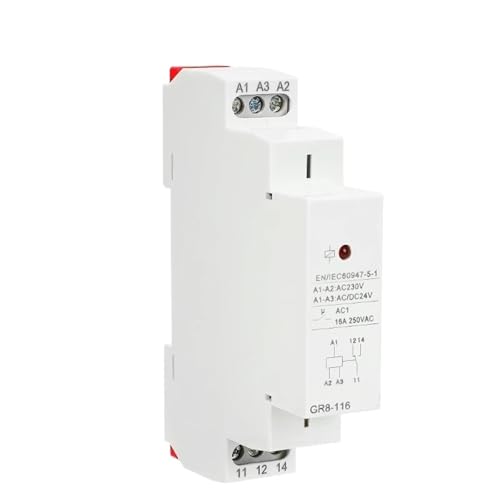 GR8 AC110V 230V Intermediate Relay Auxiliary Relay 8A 16A SPDT Electronic Relay Switch(AC230V,GR8-208) von mXCDtRptJ