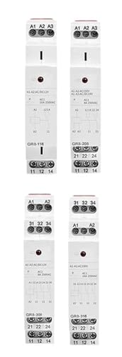 GR8 Intermediate Relay AC/DC12V 24V 48V 110V AC230V Auxiliary Relay 8A 16A 1SPDT 2SPDT 3SPDT Electronic Relay Switch(GR8-208 ACDC24V) von mXCDtRptJ