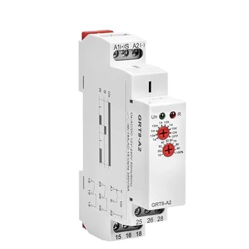 GRT8-A Electronic 16A SPDT ON Delay Timer Relay Time Relay 12V 24V 220V DIN Rail Type AC230V OR AC/DC12-240V(GRT8-A2-AC230V) von mXCDtRptJ