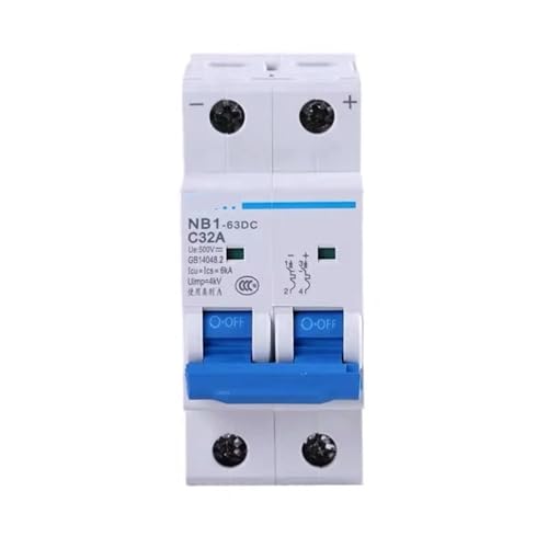 Gleichstrom-Leistungsschalter NB1-63DC 1P 2P 4P DC500V 6KA C1A 2A 3A 4A 5A 6A 10A 16A 20A 25A 32A 40A 50A 63A Mini-Gleichstrom-Leistungsschalter(4P DC1000V,63A) von mXCDtRptJ