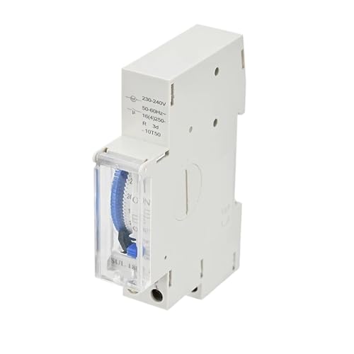 SUL180A Din-Schiene 24 Stunden Mechanischer Zeitschalter Relais Analoga Elektrischer Programmierbarer Zeitschalter Batterie 220V 16A von mXCDtRptJ