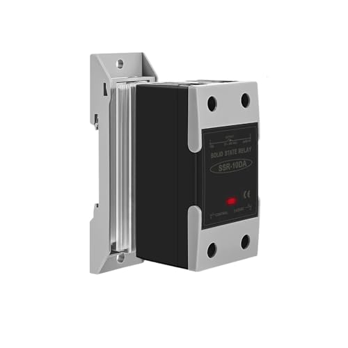 Schienenmontiertes SSR-Einphasen-Halbleiterrelais mit Kühlkörper SSR 10DA 25DA 40DA 60DA 80DA 100DA 120DA(60DA) von mXCDtRptJ