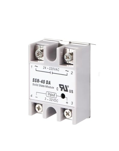 Solid State Relay SSR-25DA SSR-40DA SSR-80DA DC to AC to AC Input 3-32VDC Output 24-480VAC Single Phase Relay Module (AC Control AC,80A) von mXCDtRptJ