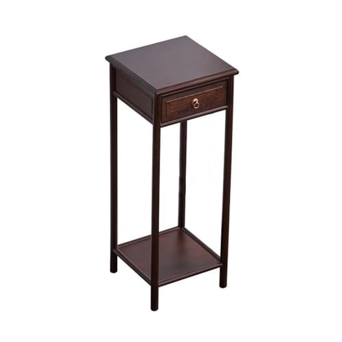 mZ7jGu1 Blumen-Bonsai-Sockel Bonsai-Ständer for Wohnzimmer-Sofa, neuer chinesischer Stil mit Schublade, Halterung for Zimmerpflanzen(Groß) von mZ7jGu1