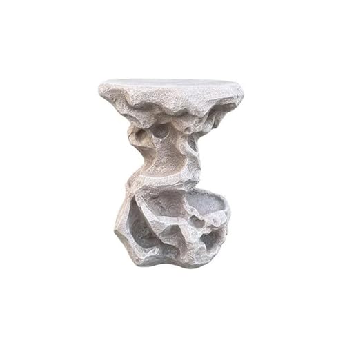 mZ7jGu1 Blumen-Bonsai-Sockel Qutdoor Indoor New Chinese Imitate Rocks Base, Home Gardening Resinous Display Stand von mZ7jGu1