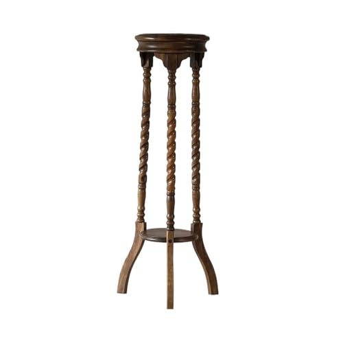 mZ7jGu1 Blumen-Bonsai-Sockel Runder Blumenständer mit drei Beinen for den Nachmittagstee, Vintage-Stil, Holzsockel im Landhausstil mZ7jGu1 Blumen-Bonsai-Sockel Runder Blumenständer mit drei Beinen for den Nachmittagstee, Vintage-Stil, Holzsockel im Landhausstil von mZ7jGu1