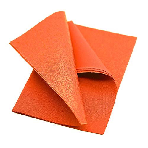 1 Flicken aus Baumwolle zum Aufbügeln Flickstoff, Farbwahl, Farbe:orange von maDDma