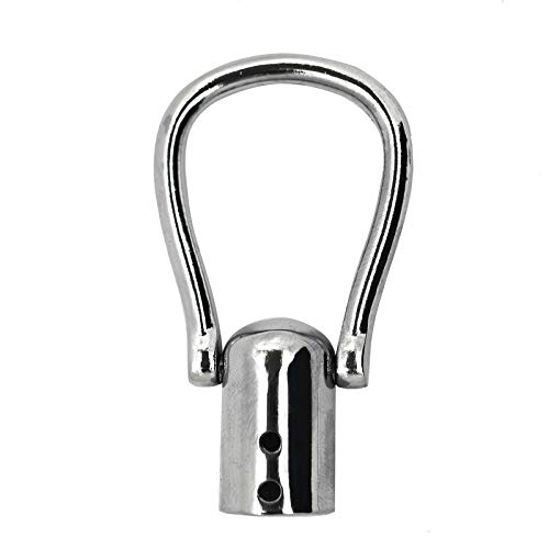 1 Paar Kordel Endstücke mit Öse und Schrauben rund, Größe:12mm, Farbe:silber 1 Paar Kordel Endstücke mit Öse und Schrauben rund, Größe:12mm, Farbe:silber von maDDma