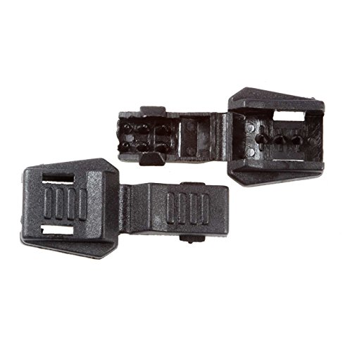 10 Kordelenden 18x18mm Kunststoff Endstück, schwarz 10 Kordelenden 18x18mm Kunststoff Endstück, schwarz von maDDma