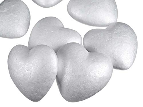 10 Styropor-Herzen 10cm Vollform Basteln Paillettentechnik Serviettentechnik Filzen 10 Styropor-Herzen 10cm Vollform Basteln Paillettentechnik Serviettentechnik Filzen von maDDma
