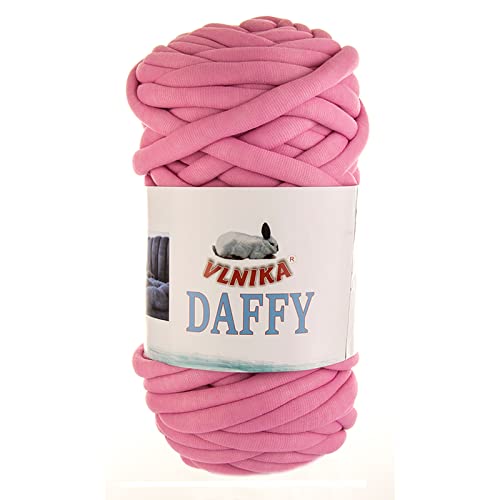 1000g Daffy Chunky Armstrickgarn Strickgarn maschinenwaschbar XXL Handstrickgarn, Farbe:rosa von maDDma