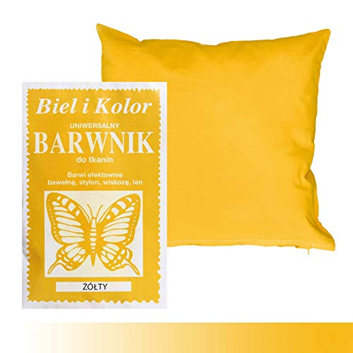 10g Batikfarbe Textilfarbe Stofffarbe färben, Farbe wählbar aus 30 Nuancen, Farbe:gelb von maDDma