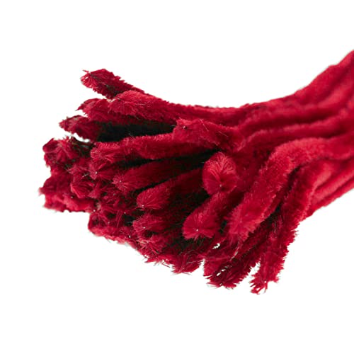 15 Pfeifenreiniger 15mm x 30cm Pfeifenputzer Biegeplüsch Chenilledraht Bastelchenille, Farbe:rot 15 Pfeifenreiniger 15mm x 30cm Pfeifenputzer Biegeplüsch Chenilledraht Bastelchenille, Farbe:rot von maDDma