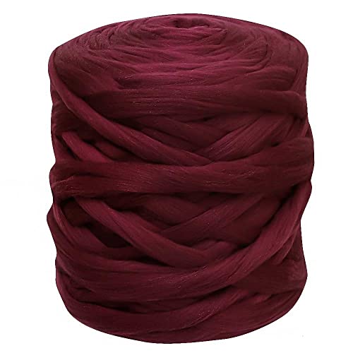 1m Filzwolle Märchenwolle 60 Farben Merino Nassfilzen Trockenfilzen Spinnen ca. 25g Meterware, Farbe Wolle:009 bordeaux von maDDma