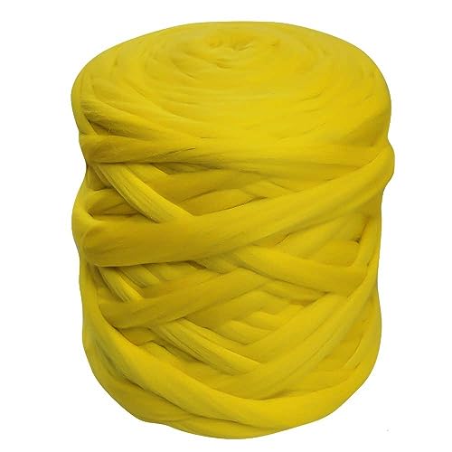 1m Filzwolle Märchenwolle Merino Nassfilzen Trockenfilzen Spinnen über 100 Farben Meterware, Farbe Wolle:066 gelb von maDDma