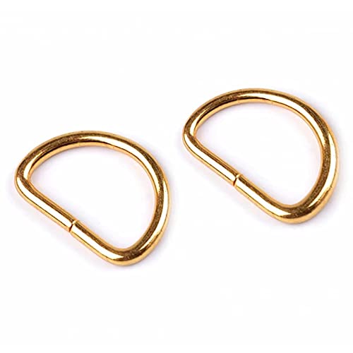 20 Halbringe D-Ringe Metalllegierung 12mm, freie Farbwahl, Farbe:gold 20 Halbringe D-Ringe Metalllegierung 12mm, freie Farbwahl, Farbe:gold von maDDma