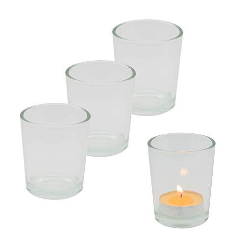 4 Stk. Teelichthalter aus Glas zum selbst gestalten Teelichtgläser Kerzenständer Rohling Variantenwahl, Größe:D 45 mm | H 65 mm, Farbe:transparent 4 Stk. Teelichthalter aus Glas zum selbst gestalten Teelichtgläser Kerzenständer Rohling Variantenwahl, Größe:D 45 mm | H 65 mm, Farbe:transparent von maDDma