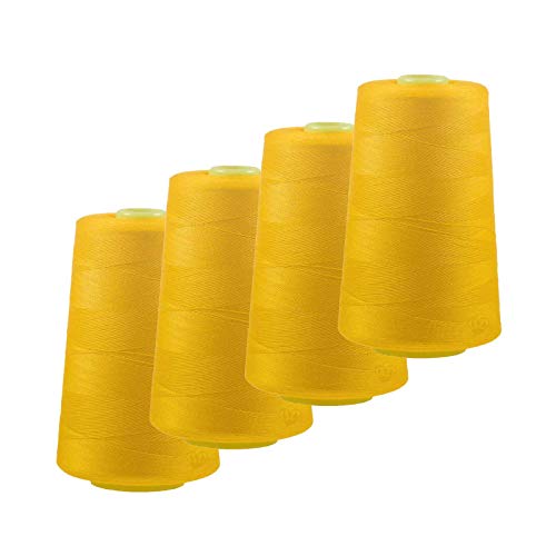 4 x 4572m Overlock-Garn Overlock-Nähgarn Oeko-Tex Polyestergarn Farbe 501 bis 540 von maDDma