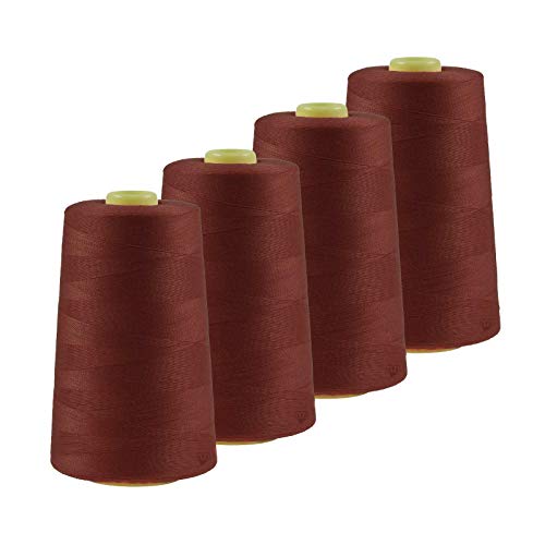 4 x 4572m Qualitäts Overlock-Garn Oeko-Tex Overlock Nähgarn Farben 621-660 von maDDma