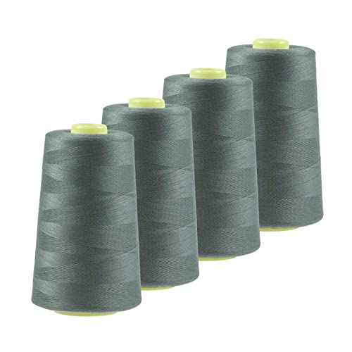 4 x 4572m Qualitäts Overlock-Garn Oeko-Tex Overlock-Nähgarn Polyestergarn, Farbe 741-780 von maDDma