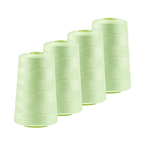 4 x 4572m Qualitäts Overlock-Garn Oeko-Tex Overlock-Nähgarn Polyestergarn, Farbe 741-780 von maDDma